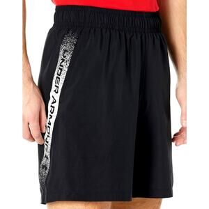 Under Armour Men's Woven Moisture Wicking Graphic Shorts Black Size M